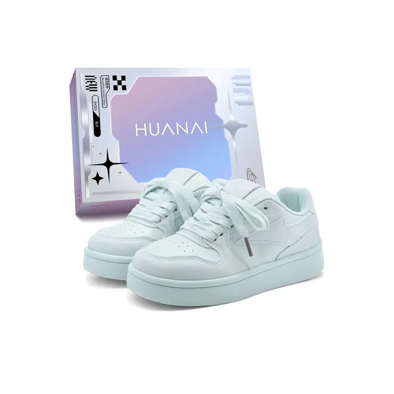 HUANAI Abrasion Resistant Slip Resistant Breathable Lightweight Low Top Skateboard Shoes Women's-29