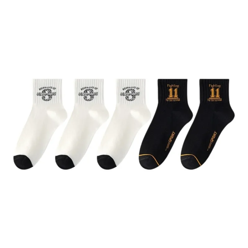 7 SEVFUN Unisex Mid-Calf Socks-12