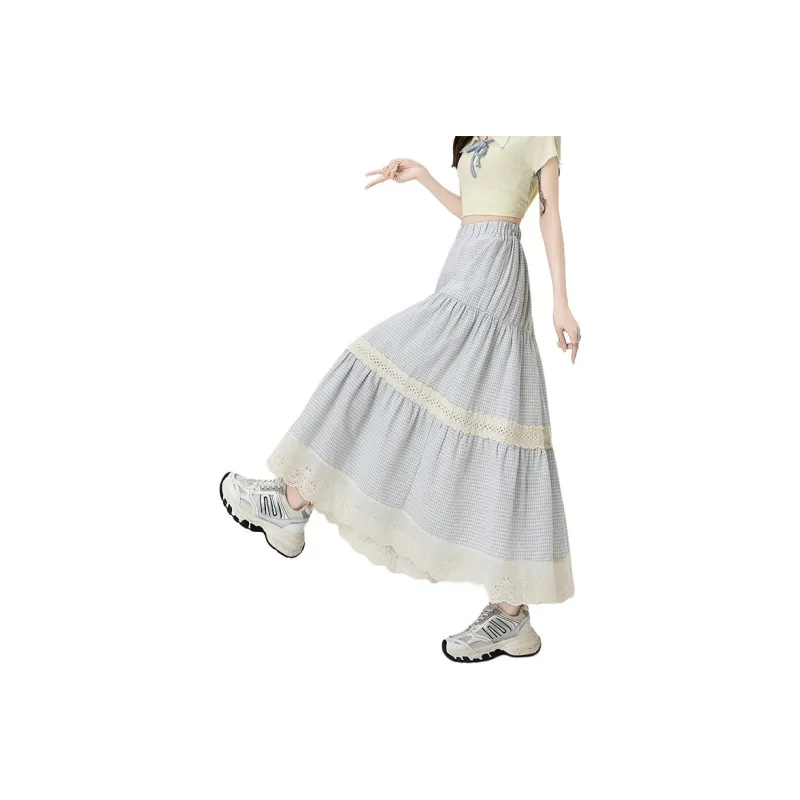 XIANSINIAO Casual Long Skirt Women's-2