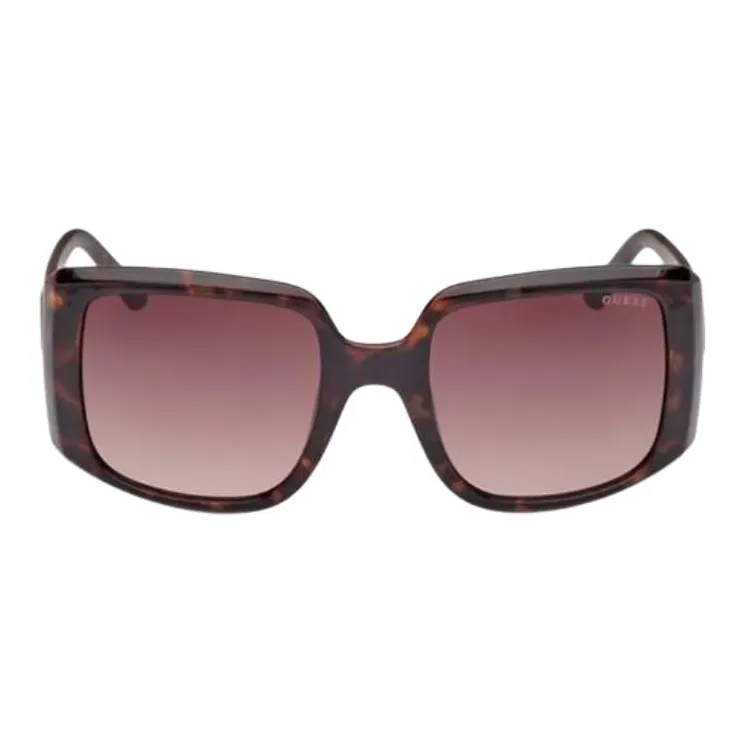 GUESS Injection Square Sunglasses Women's Tortoiseshell-1