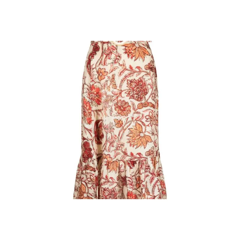 Zimmermann Vitali Frill-hem Midi Skirt-4