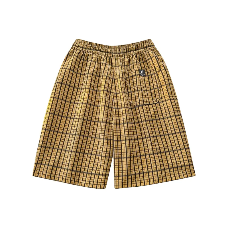 IN'S Casual Shorts Unisex Khaki-1