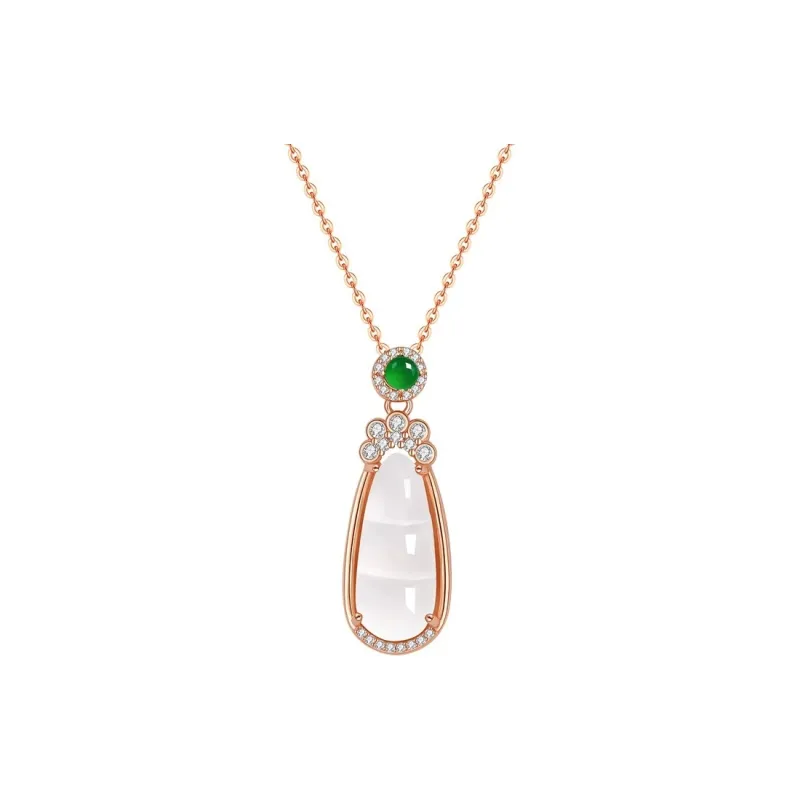 VASO Chalcedony Jade Necklaces Women's-0