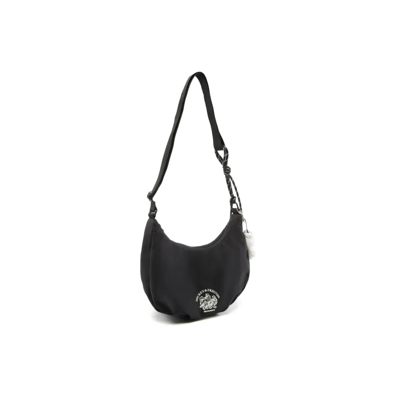 LiNing Disney, Collaboration Sports Life Collection Nylon Shoulder Bag, Crossbody Bag Regular Unisex Black-2