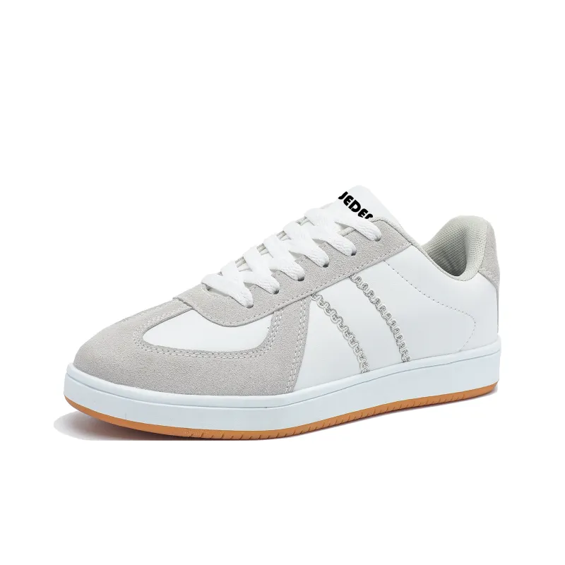 YUEDEMA Slip Resistant Cushioning, Abrasion Resistant, Lightweight, Height Increasing Low Top Skateboard Shoes Unisex-9