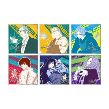 SUNRISEPOP Sakamoto's Daily Periphery Protagonist Group Exquisite Collection Handle Figure Anime Artboard Prints