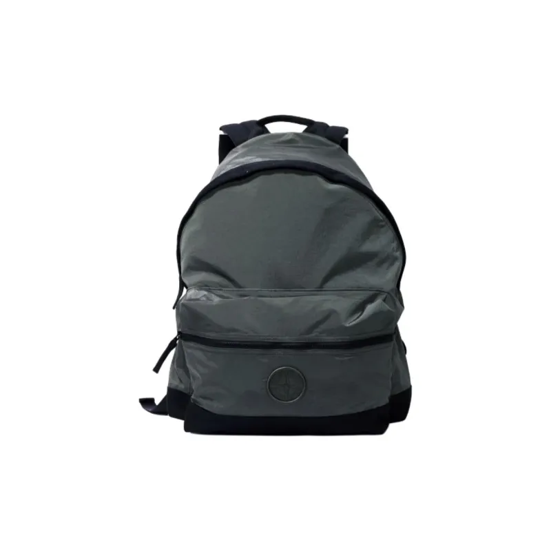 STONE ISLAND Compass Motif Zipped Backpack-0