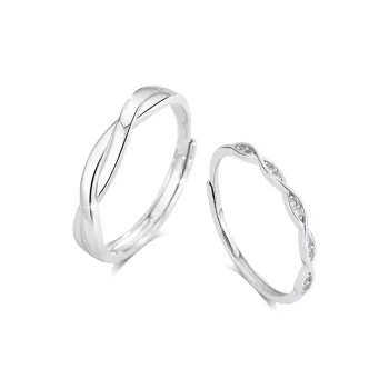 BLANK IN BLANK Sterling Silver Rings Unisex
