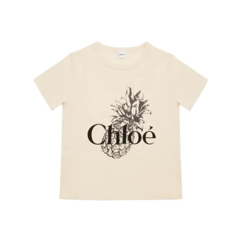 Chloe Regular T Shirt Women's Ivory White-0