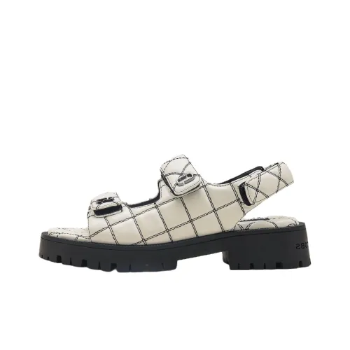 MARC JACOBS Sunny Sport One Strap Sandals 4cm Women's White