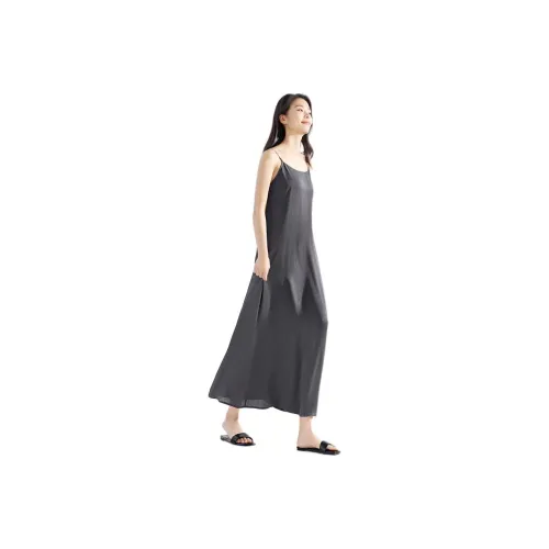 IHIMI Slip Dresses Women's Space Stone Gray