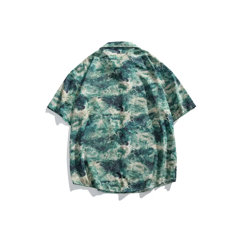 Lind Erki Shirts Unisex Hawaii Green-1