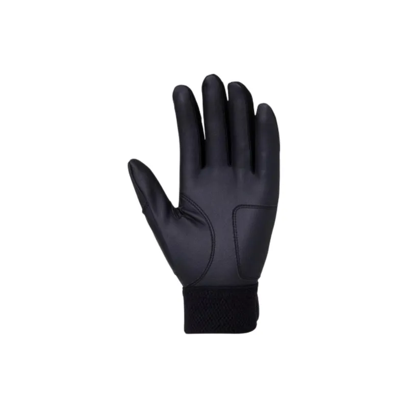 Asics Baseball Gloves Batter's Glove Leather Men's Black-2