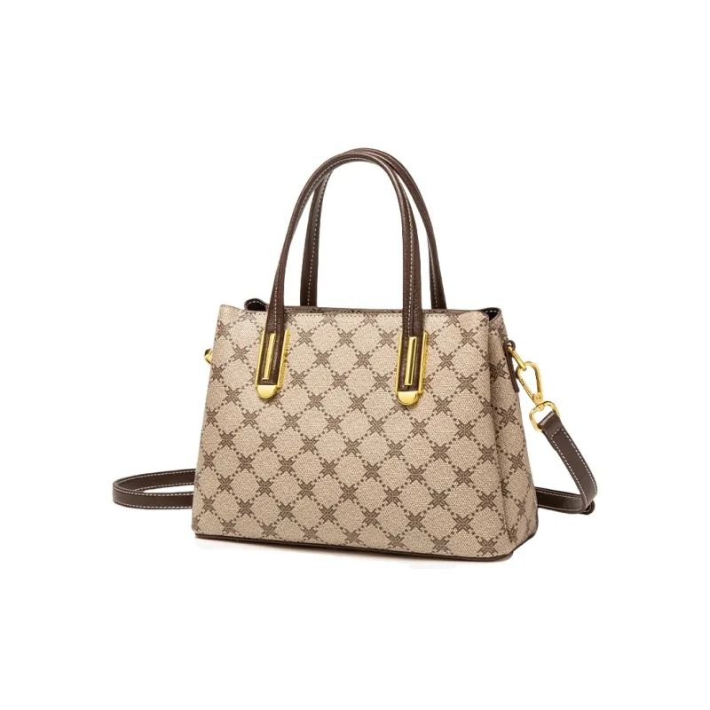 PESASRIE PVC Handbag Women's Coffee-0