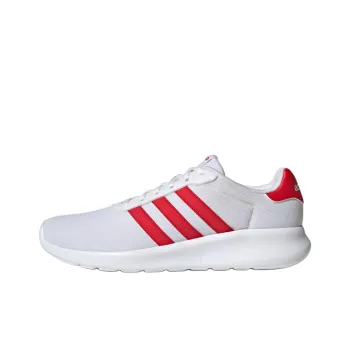 Adidas LITE RACER 3.0 Anti Slip Wear Resistant Low Top Casual Running Shoes Men's White Red
