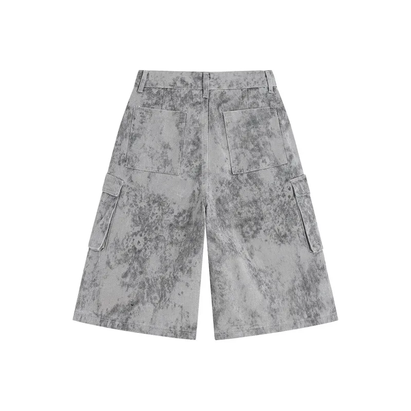 Qnxeey Denim Shorts Unisex-3