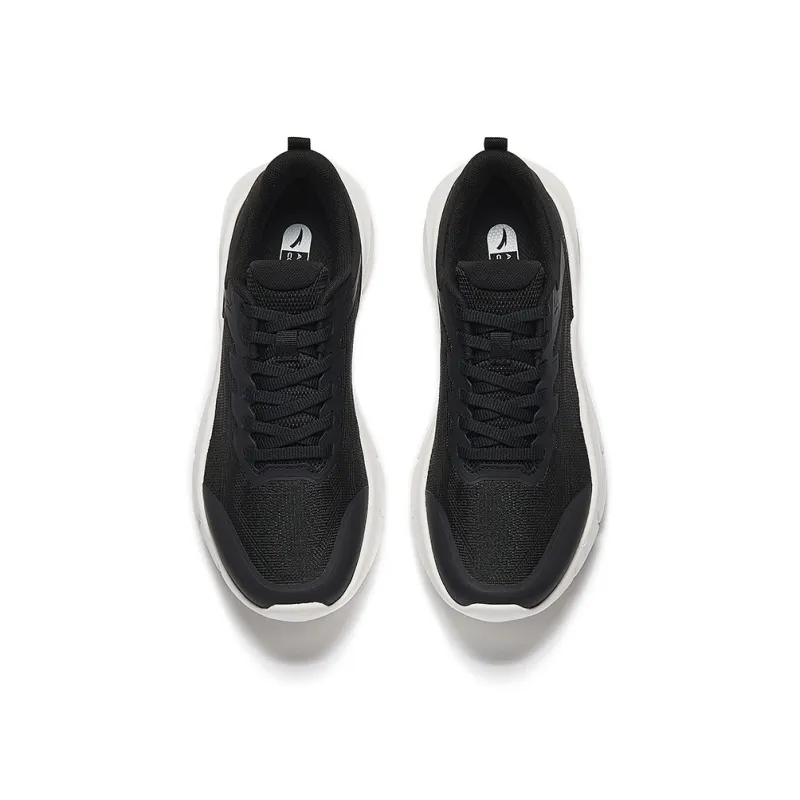 Anta Shock Absorbers With Slip Resistant Features Low Top Casual Running Shoes Women's Black-2