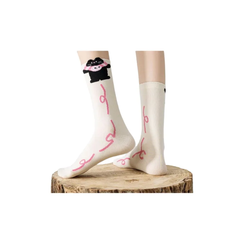 Gentle Welcome Mid Calf Socks Women's 5 Pack-1