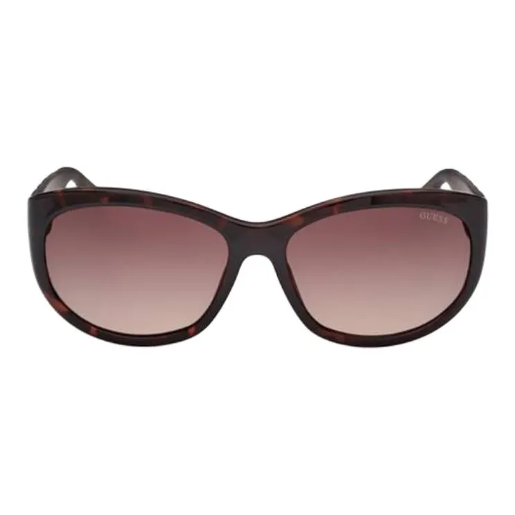 GUESS Injection Oval Sunglasses Women's Tortoiseshell-1
