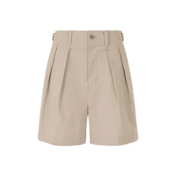 ISSEY MIYAKE Casual Shorts Unisex Khaki