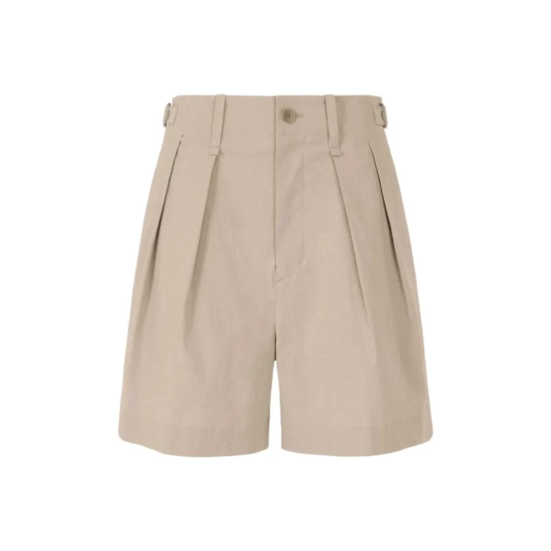 ISSEY MIYAKE Washi Ensemble U Pleated Shorts-0