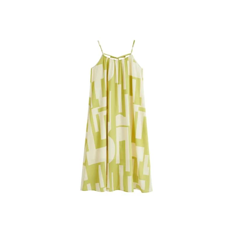 Inman Slip Dresses Women's Floral Green-0