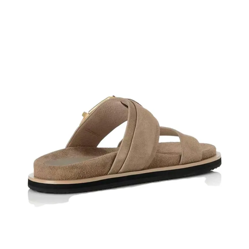 ALIAS MAE Rubber Sole Slip Resistant Odor Resistant Slide Slippers Women's-7
