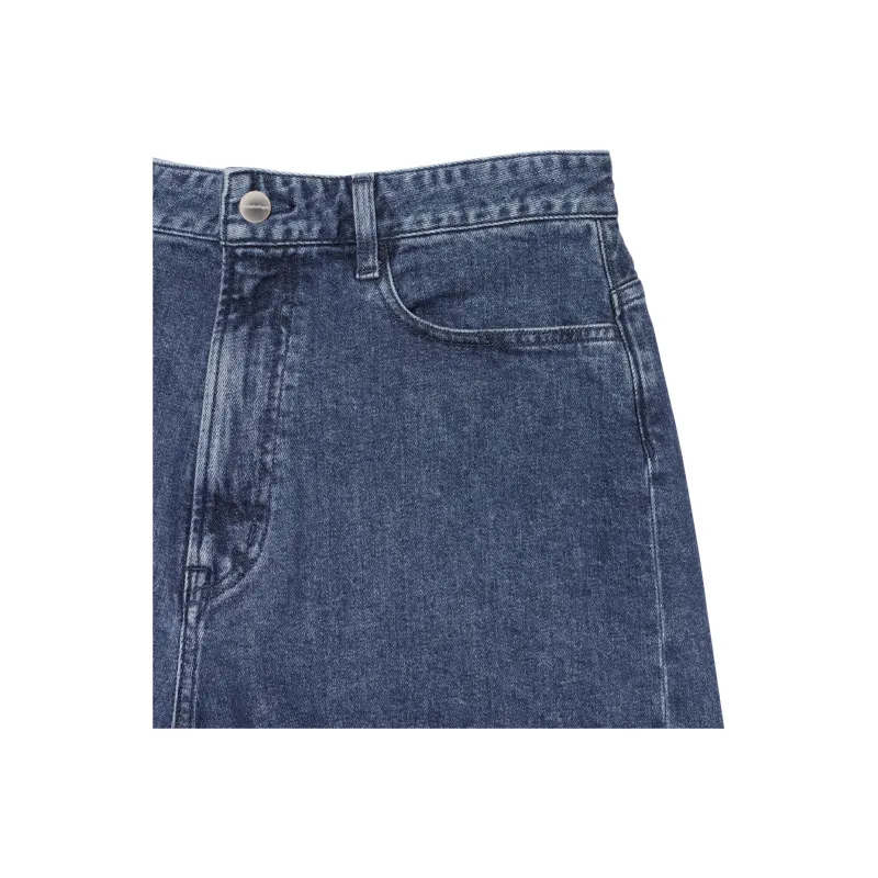 Onitsuka Tiger Denim Shorts Women's Blue-2