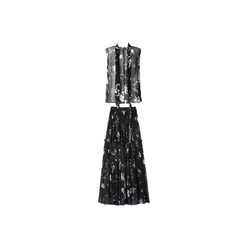 Dior Beauty Two Piece Skirt Sets Women's