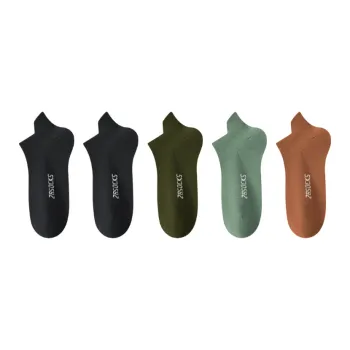 PLANDOO Ankle Socks Men's 5 Pack