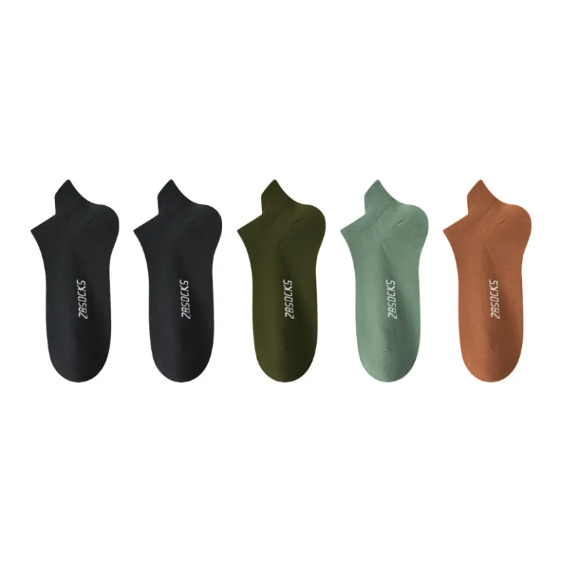 PLANDOO Ankle Socks Men's 5 Pack-0