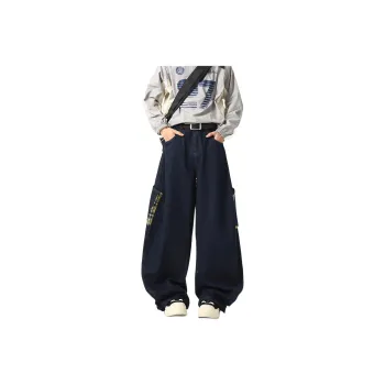RVANGUARD Casual Pants Unisex Dark Blue