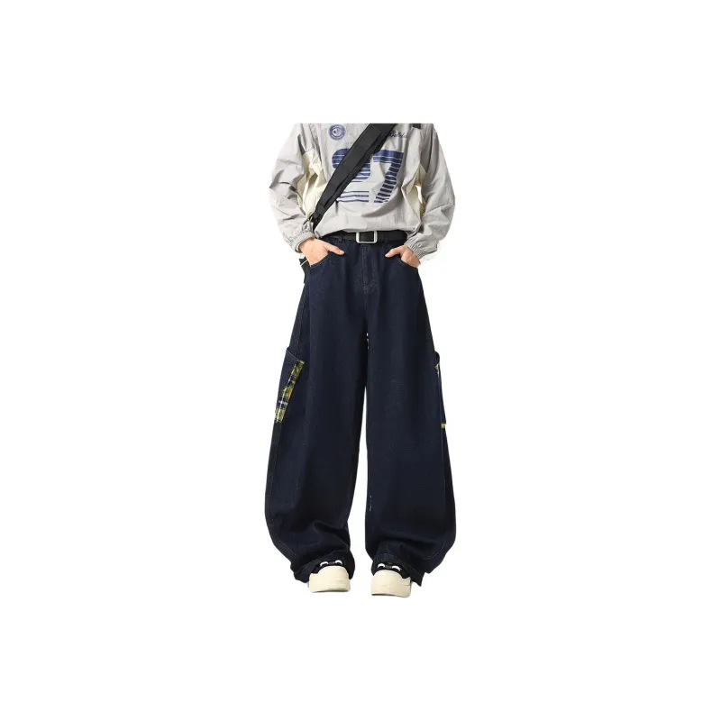 RVANGUARD Casual Pants Unisex Dark Blue-0