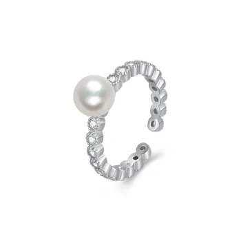 ZXIN JEWELRY Pearl Rings Women's