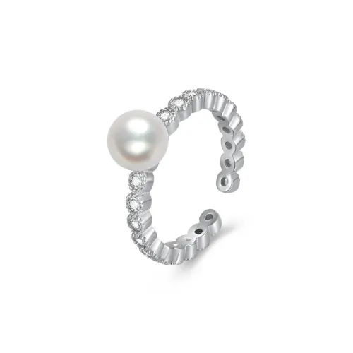 ZXIN JEWELRY Pearl Rings Women's