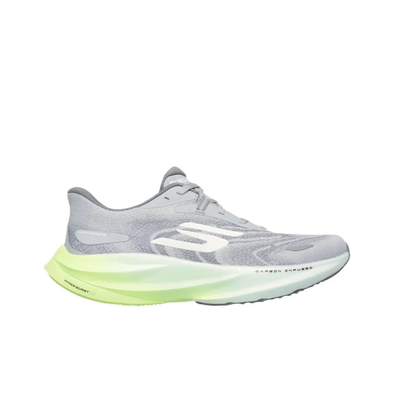 Skechers Aero Spark Low Top Running Shoes Men's Gray-1
