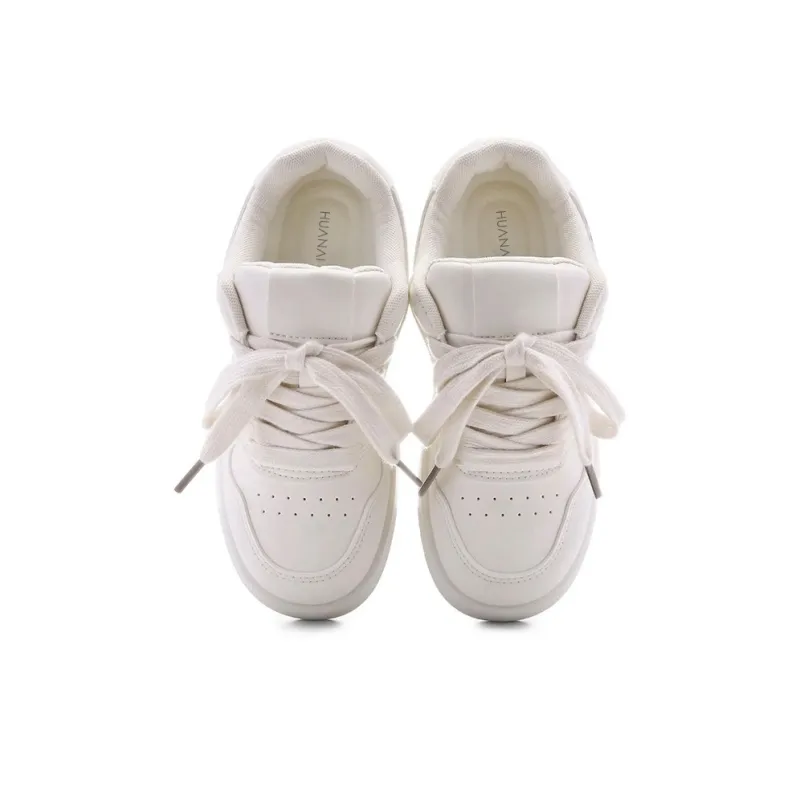 HUANAI Abrasion Resistant Slip Resistant Breathable Lightweight Low Top Skateboard Shoes Women's-3