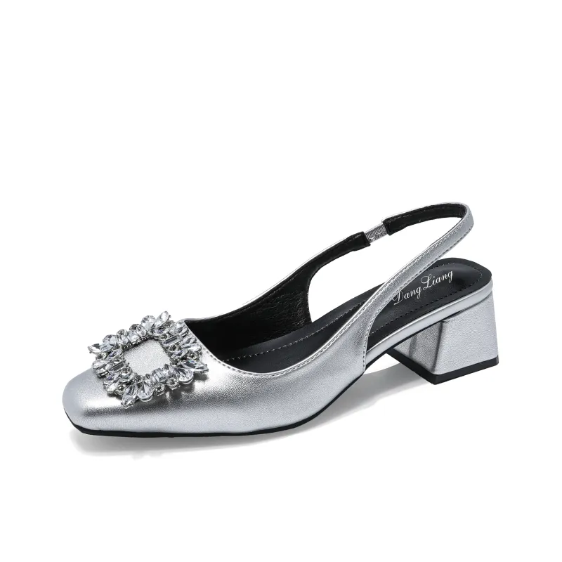 Be Good High Heels Chunky Heel Women's-5
