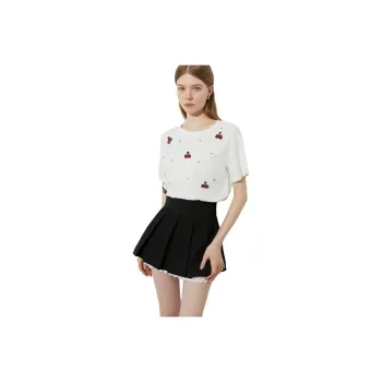DPLAY T Shirts Women's Trendy White