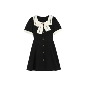 Mu Xiao Xin Short Sleeved Dress Women's