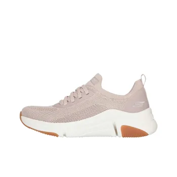 Skechers BOBS Sport Sparrow Fle Low Top Casual Shoes Women's Pink Gray