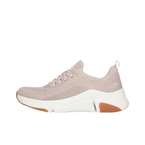 Skechers BOBS Sport Sparrow Fle Low Top Casual Shoes Women's Pink Gray