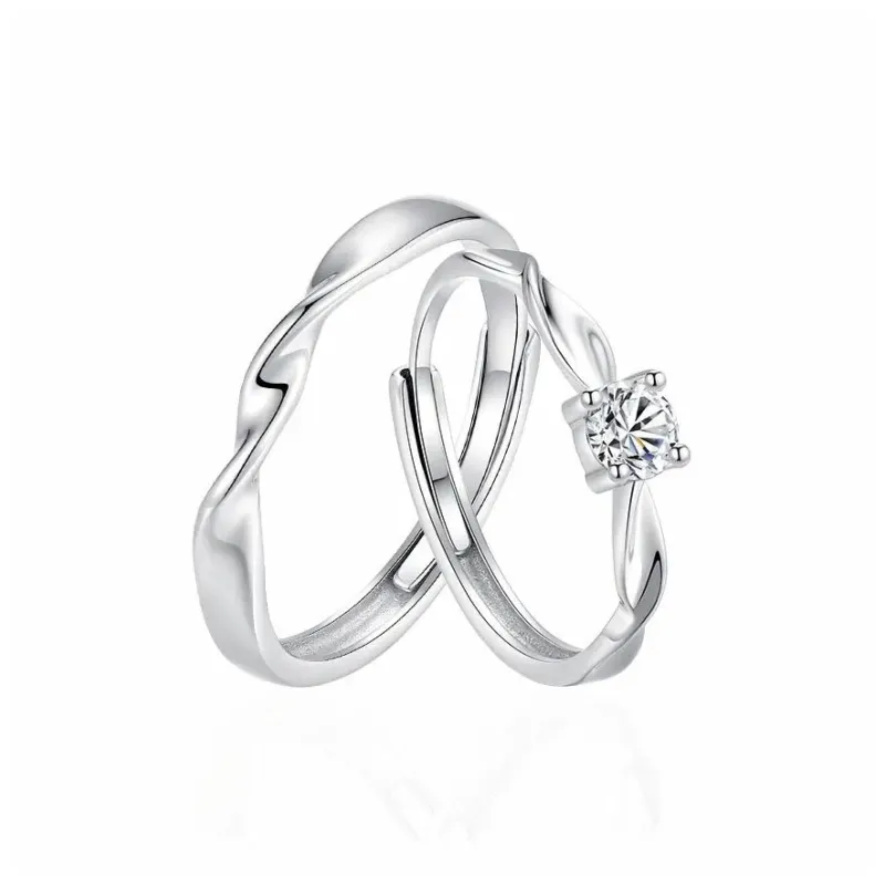 LUCA Sterling Silver Rings Unisex-7