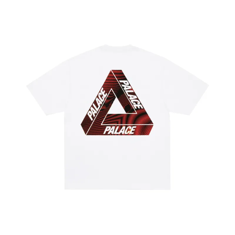 PALACE T Shirts Unisex Dark Red/White-0