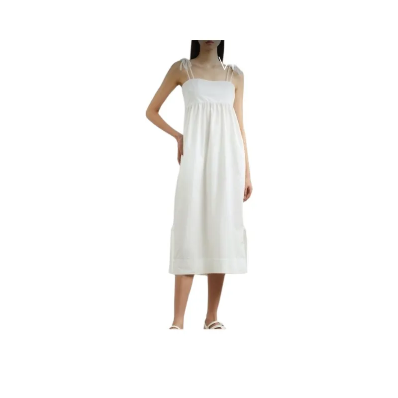 GANNI Slip Dresses Women's White-0