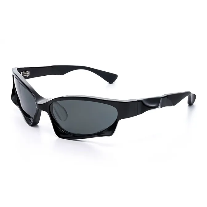 THE OWNER Plate Frame Irregular Shape Sunglasses Unisex-1