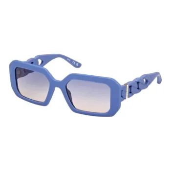 GUESS Injection Square Sunglasses Women's Blue