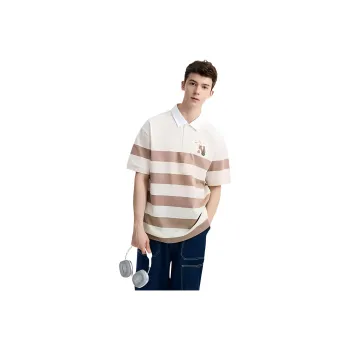 NAVIGARE Polo Shirts Men Frost Apricot