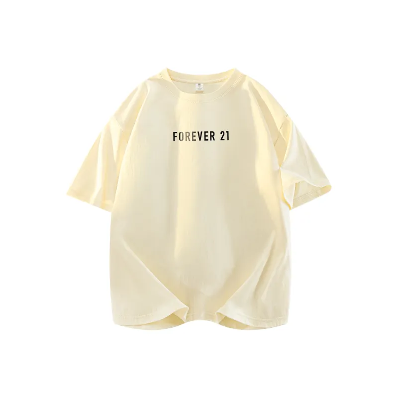 FOREVER 21 Drop Shoulder Sleeve T Shirt Women's-2