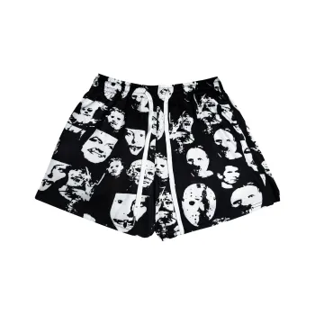 AWAO Casual Shorts Unisex Celebrity Head